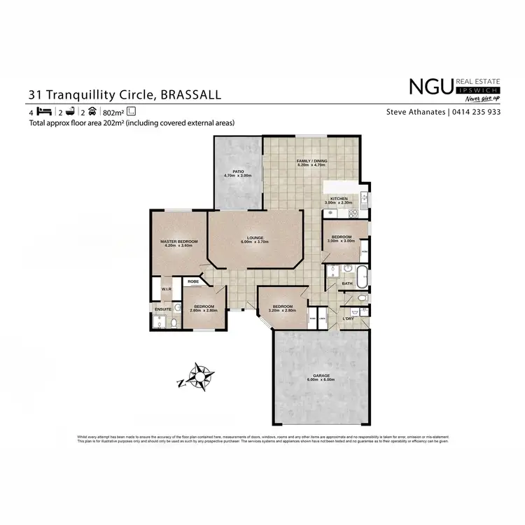Floorplan of Homely house listing, 31 Tranquillity Circle, Brassall QLD 4305
