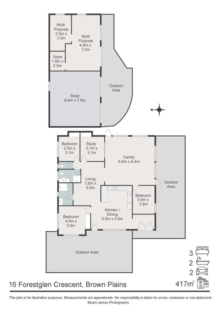 Floorplan of Homely house listing, 16 Forestglen Crescent, Browns Plains QLD 4118
