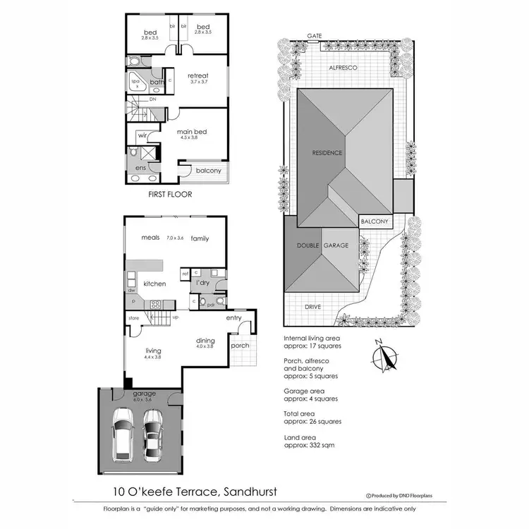Floorplan of Homely house listing, 10 O'Keefe Terrace, Sandhurst VIC 3977
