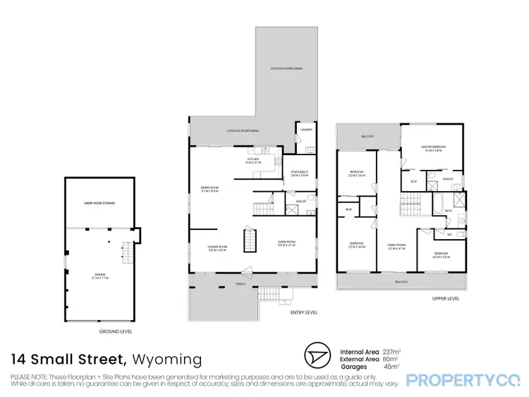 Floorplan of Homely house listing, 14 Small Street, Wyoming NSW 2250
