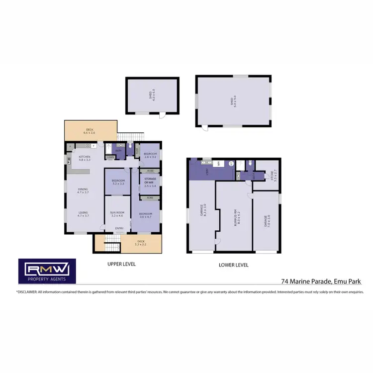 Floorplan of Homely house listing, 74 Marine Parade, Emu Park QLD 4710