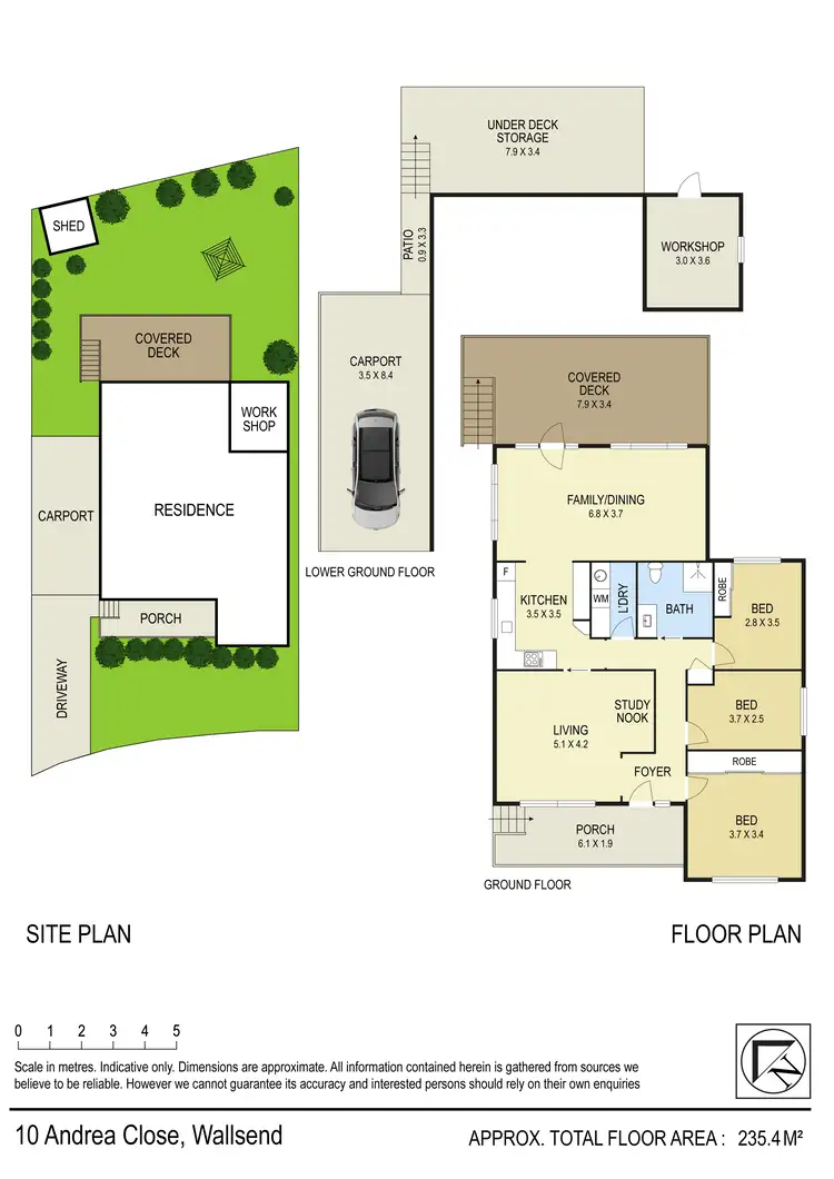 Floorplan of Homely house listing, 10 Andrea Close, Wallsend NSW 2287