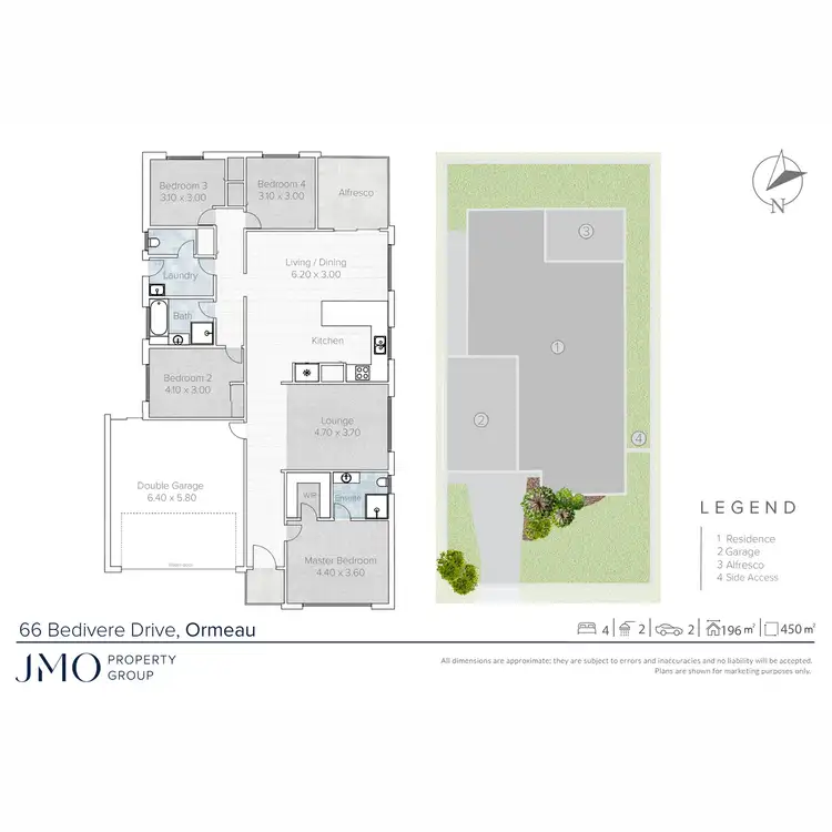 Floorplan of Homely house listing, 66 Bedivere Drive, Ormeau QLD 4208