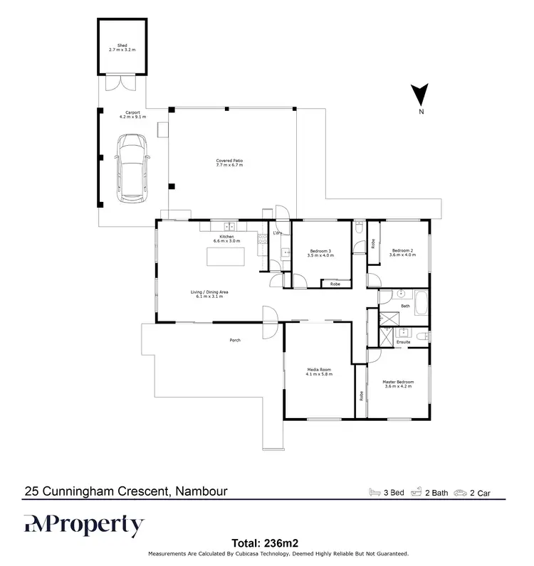 Floorplan of Homely house listing, 25 Cunningham Crescent, Nambour QLD 4560