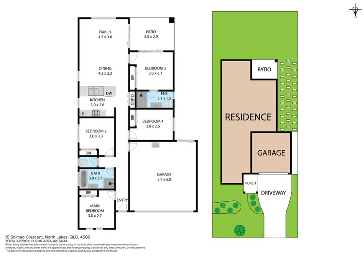 Floorplan of Homely house listing, 15 Shimao Crescent, North Lakes QLD 4509