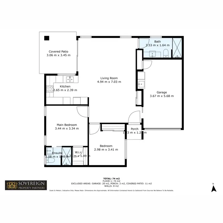 Floorplan of Homely unit listing, 5/21 Ramsay Street, South Toowoomba QLD 4350