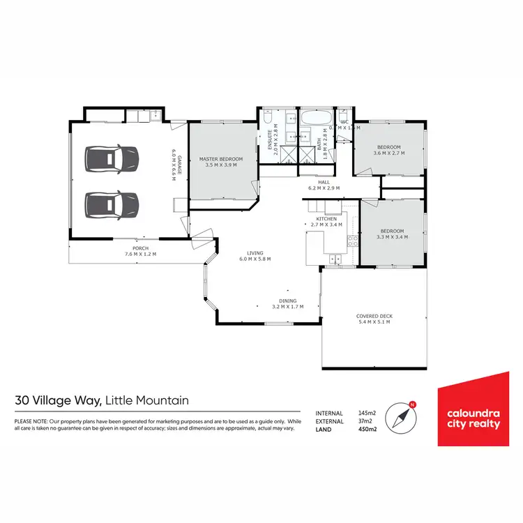 Floorplan of Homely house listing, 30 Village Way, Little Mountain QLD 4551
