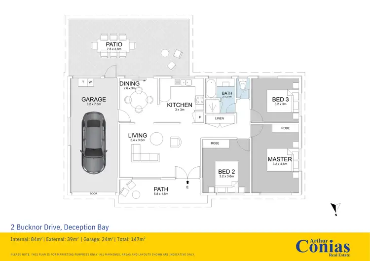 Floorplan of Homely house listing, 2 Bucknor Drive, Deception Bay QLD 4508