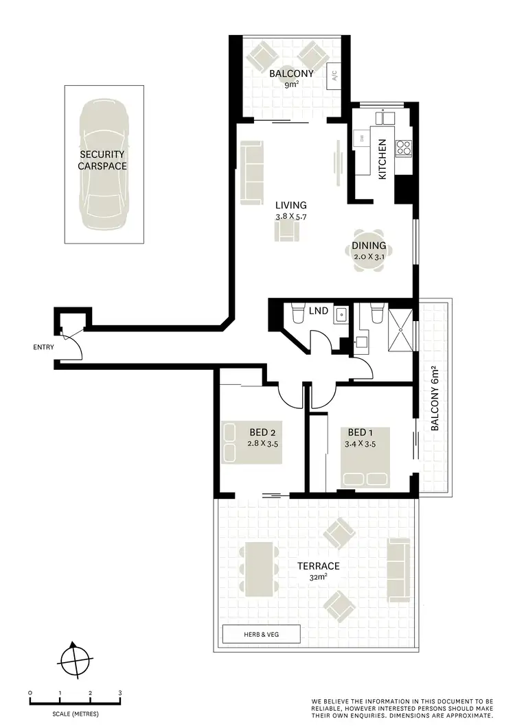 Floorplan of Homely apartment listing, 26/8 Norman Street, Darlinghurst NSW 2010