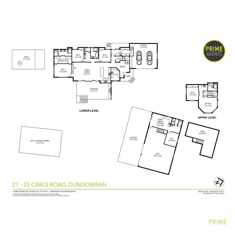 Floorplan of Homely house listing, 21-25 Carls Road, Dundowran QLD 4655