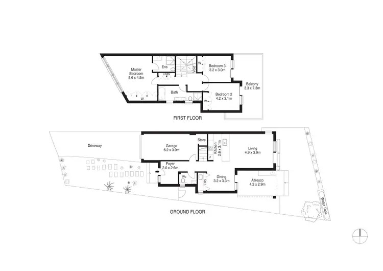 Floorplan of Homely semi-detached listing, 17 Franklyn Street, Concord NSW 2137