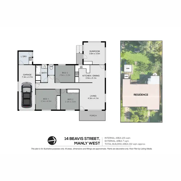 Floorplan of Homely house listing, 14 Beavis Street, Manly West QLD 4179