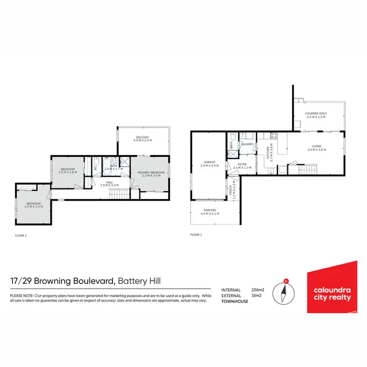 Floorplan of Homely unit listing, 17/29 Browning Boulevard, Battery Hill QLD 4551