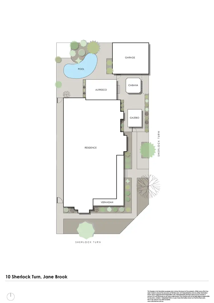 Floorplan of Homely house listing, 10 Sherlock Turn, Jane Brook WA 6056