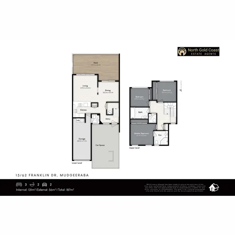 Floorplan of Homely townhouse listing, 15/62-74 Franklin Drive, Mudgeeraba QLD 4213