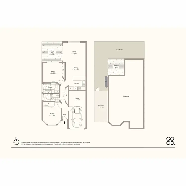 Floorplan of Homely unit listing, 8/381 Greenwattle Street, Wilsonton QLD 4350