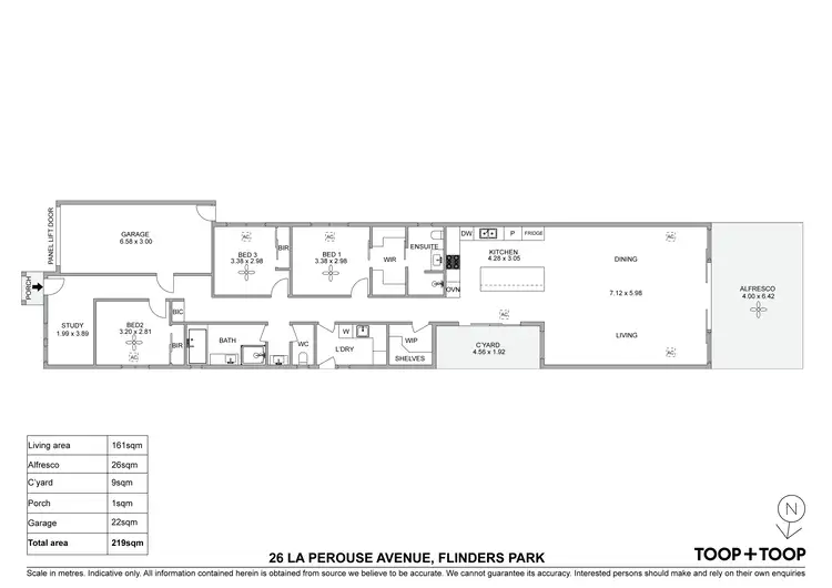Floorplan of Homely house listing, 26 La Perouse Avenue, Flinders Park SA 5025