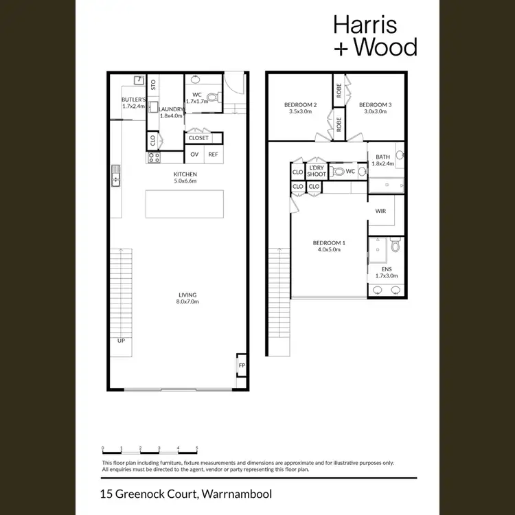 Floorplan of Homely house listing, 15 Greenock Court, Warrnambool VIC 3280
