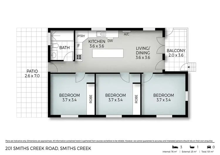 Floorplan of Homely rural property listing, 201 Smiths Creek Road, Smiths Creek NSW 2484