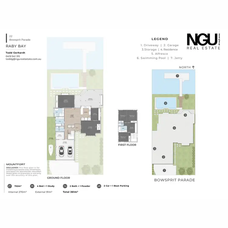 Floorplan of Homely house listing, 22 Bowsprit Parade, Raby Bay QLD 4163