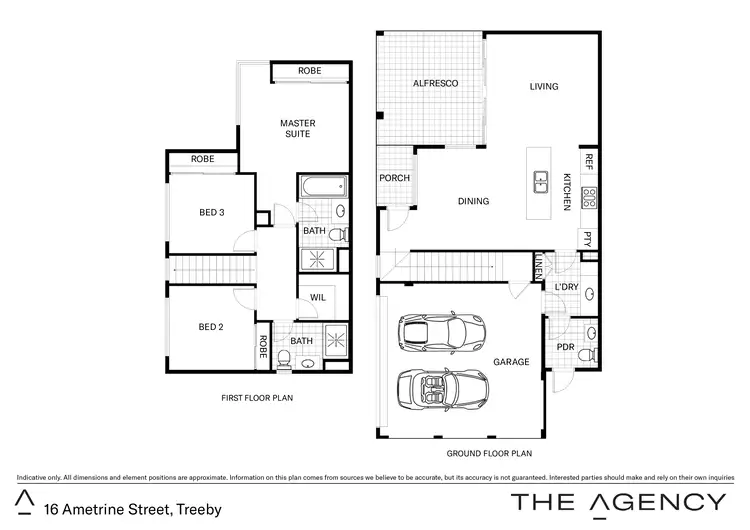 Floorplan of Homely house listing, 16 Ametrine Street, Treeby WA 6164