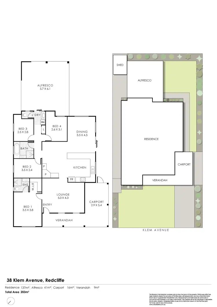 Floorplan of Homely other listing, 38 Klem Avenue, Redcliffe WA 6104