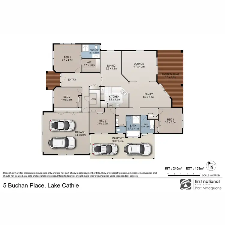 Floorplan of Homely house listing, 5 Buchan Place, Lake Cathie NSW 2445