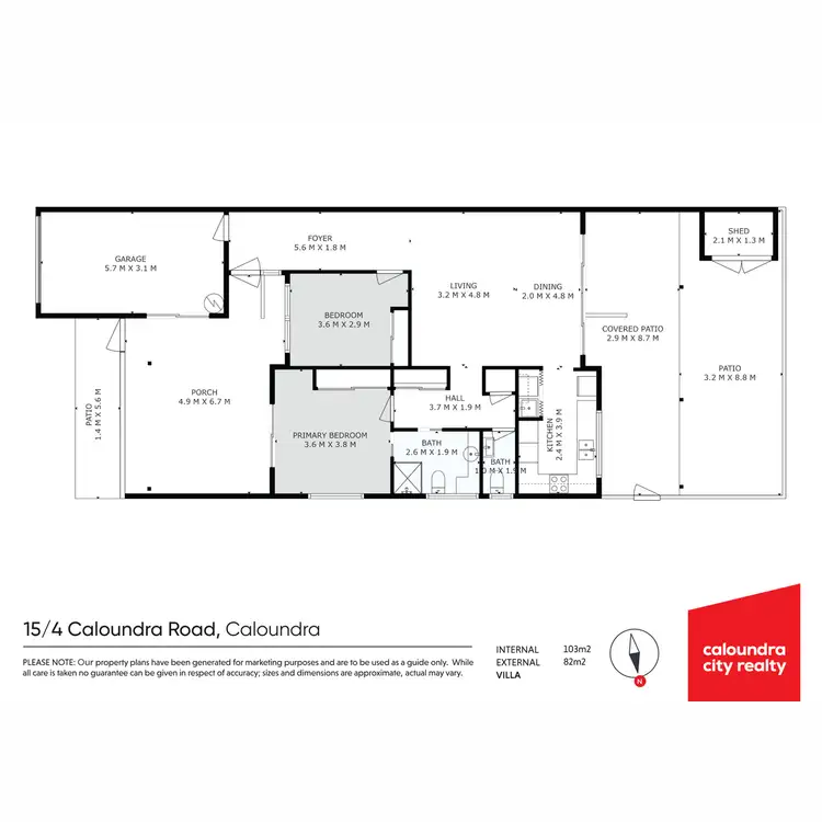 Floorplan of Homely unit listing, 15/4 Caloundra Road, Caloundra QLD 4551