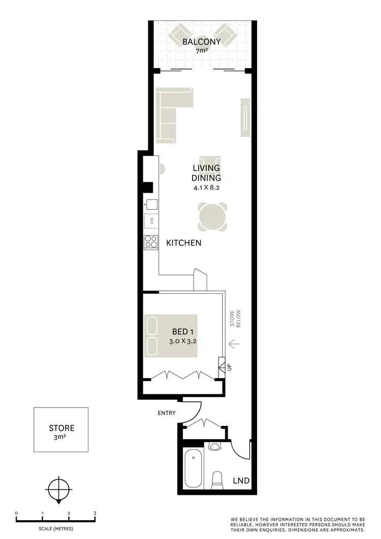Floorplan of Homely apartment listing, 105/82-92 Cooper Street, Surry Hills NSW 2010