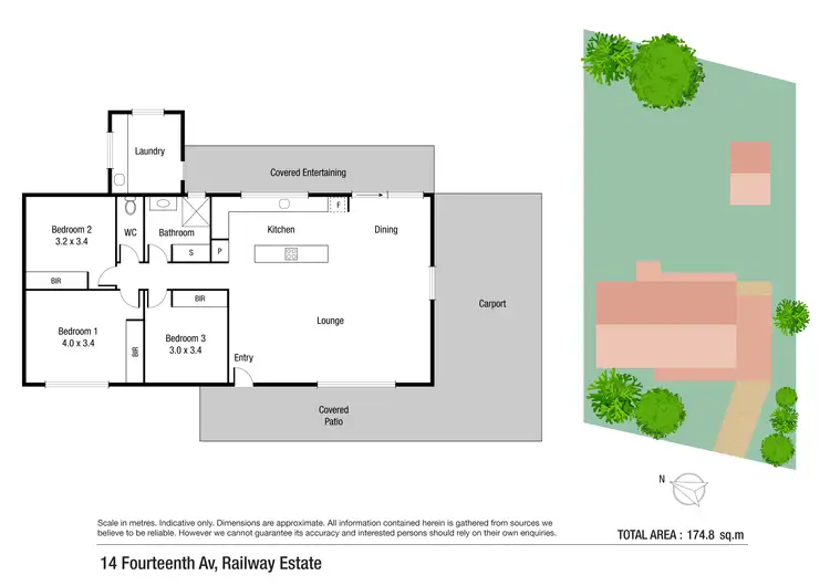 Floorplan of Homely house listing, 14 Fourteenth Avenue, Railway Estate QLD 4810