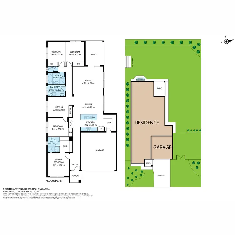 Floorplan of Homely house listing, 2 Whitten Avenue, Boorooma NSW 2650
