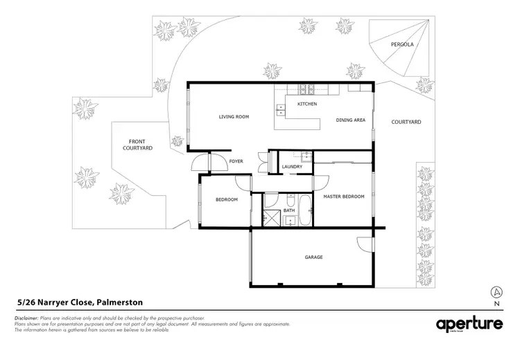 Floorplan of Homely townhouse listing, 5/26 Narryer Close, Palmerston ACT 2913