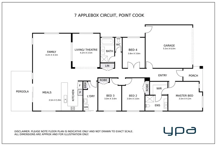 Floorplan of Homely house listing, 7 Applebox Circuit, Point Cook VIC 3030