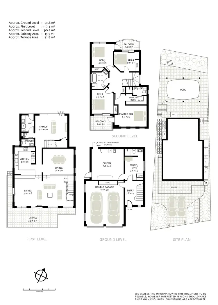 Floorplan of Homely house listing, 4a Alfred Street, Hunters Hill NSW 2110