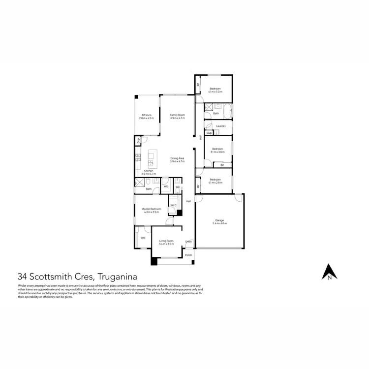 Floorplan of Homely house listing, 34 Scottsmith Crescent, Truganina VIC 3029