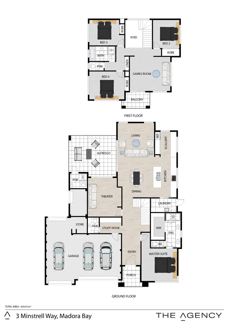 Floorplan of Homely house listing, 3 Minstrell Way, Madora Bay WA 6210