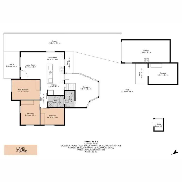 Floorplan of Homely house listing, 47 Cumberland Street, Berkeley NSW 2506