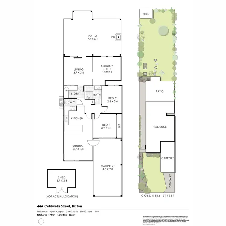 Floorplan of Homely house listing, 44A Coldwells Street, Bicton WA 6157