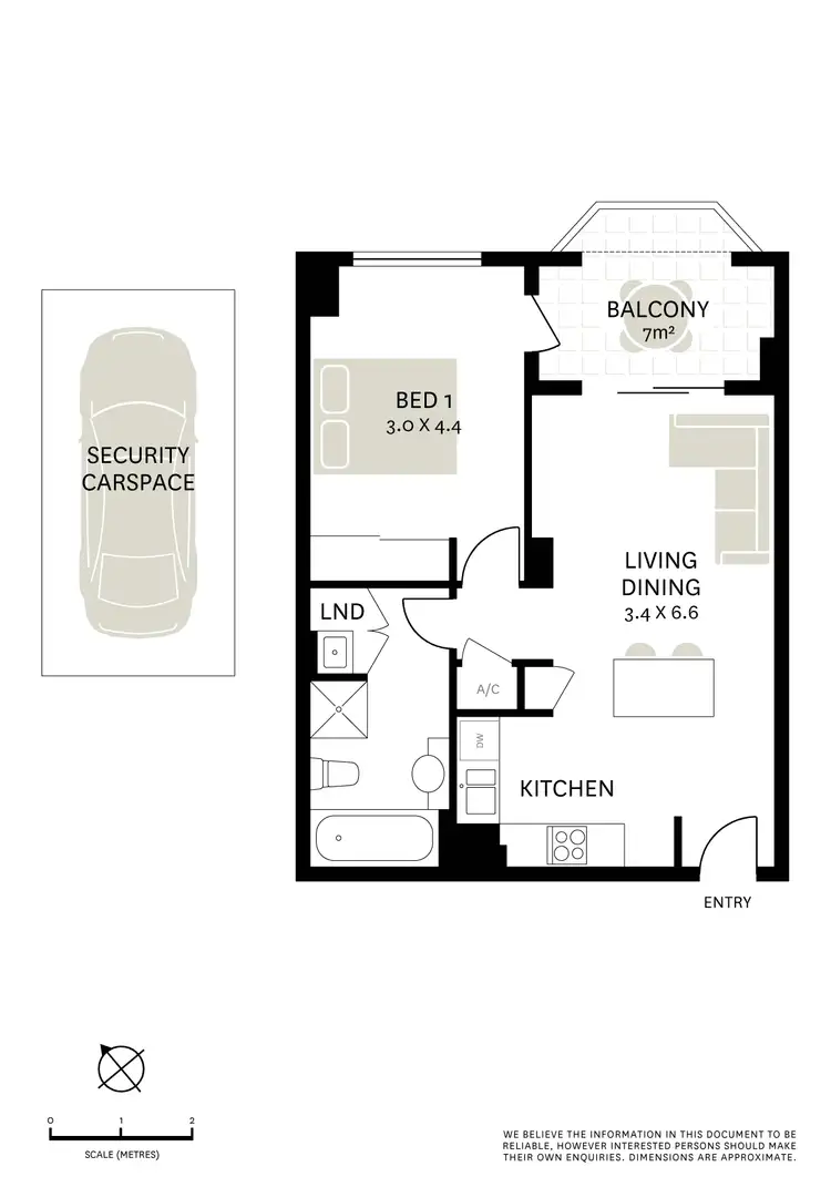 Floorplan of Homely apartment listing, 97/104 Miller Street, Pyrmont NSW 2009