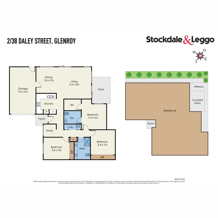Floorplan of Homely unit listing, 2/38 Daley Street, Glenroy VIC 3046