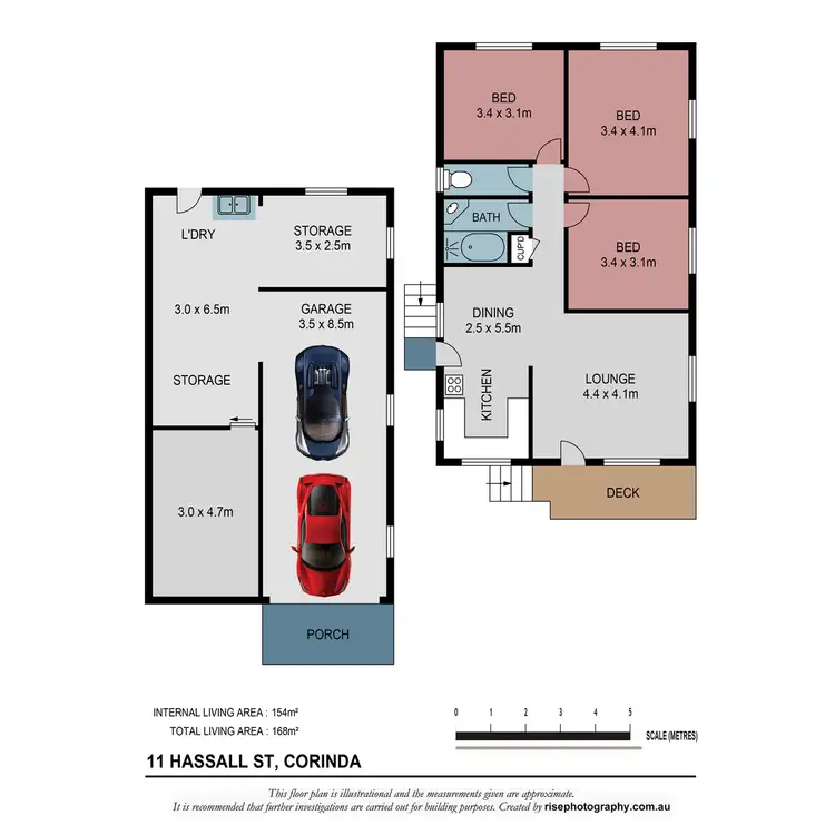 Floorplan of Homely house listing, 11 Hassall Street, Corinda QLD 4075