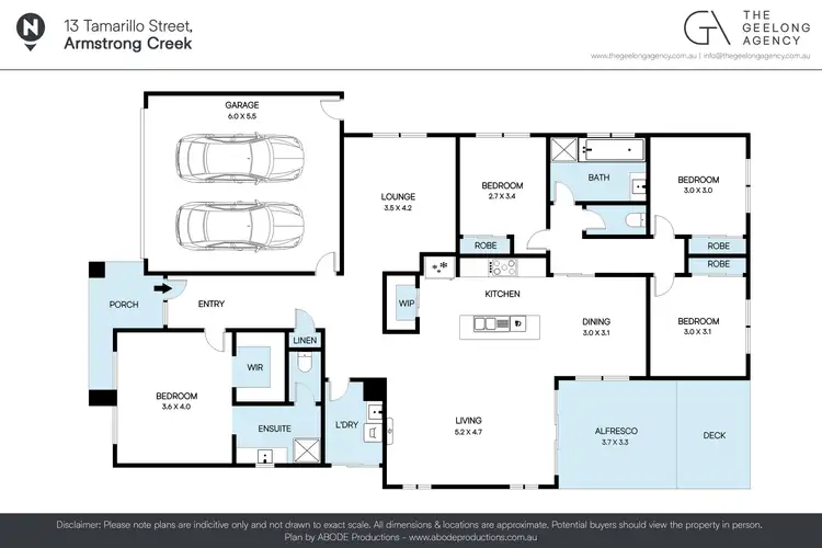 Floorplan of Homely house listing, 13 Tamarillo Street, Armstrong Creek VIC 3217