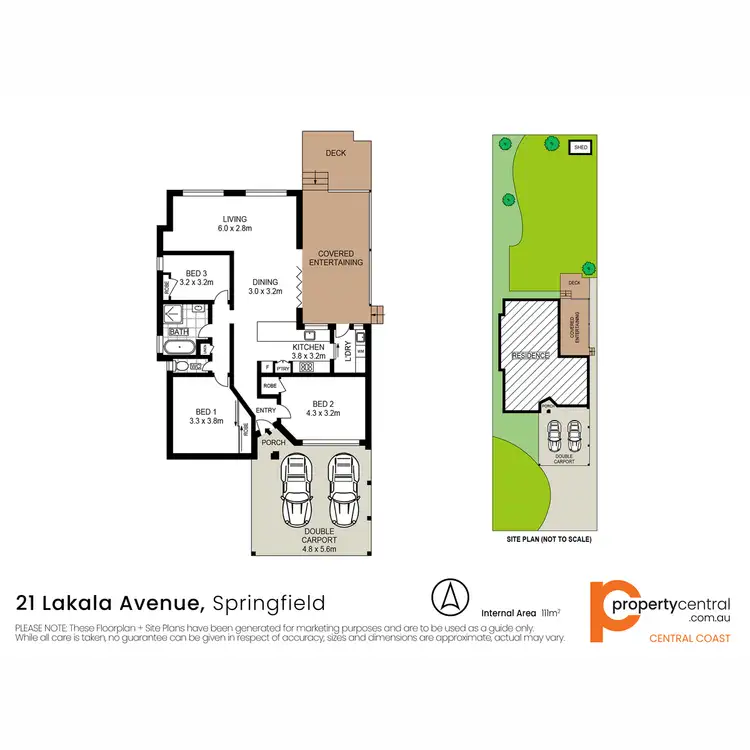 Floorplan of Homely house listing, 21 Lakala Avenue, Springfield NSW 2250