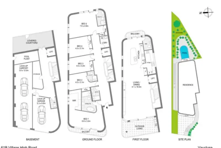 Floorplan of Homely house listing, 61B villiage high Road, Vaucluse NSW 2030