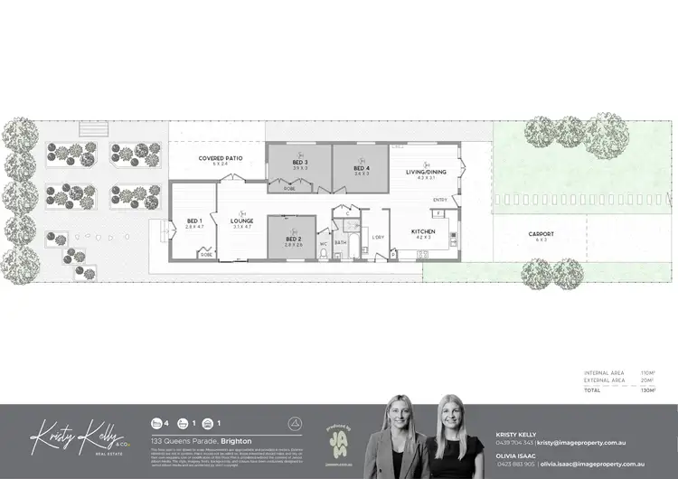 Floorplan of Homely house listing, 133 Queens Parade, Brighton QLD 4017