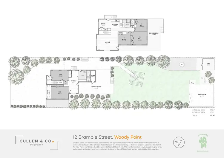 Floorplan of Homely house listing, 12 Bramble Street, Woody Point QLD 4019