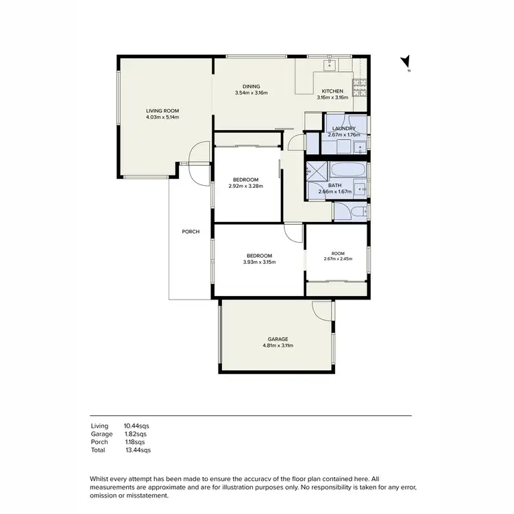 Floorplan of Homely unit listing, 2/4 Nobel Street, Warragul VIC 3820