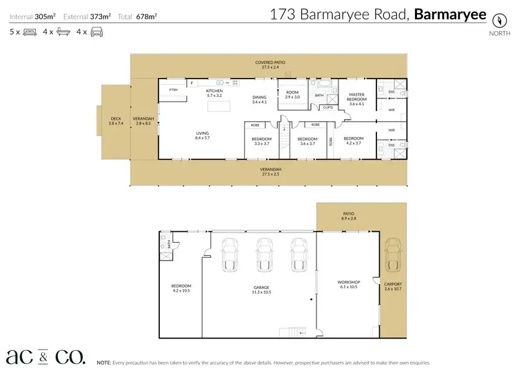 Floorplan of Homely house listing, 173 Barmaryee Road, Barmaryee QLD 4703