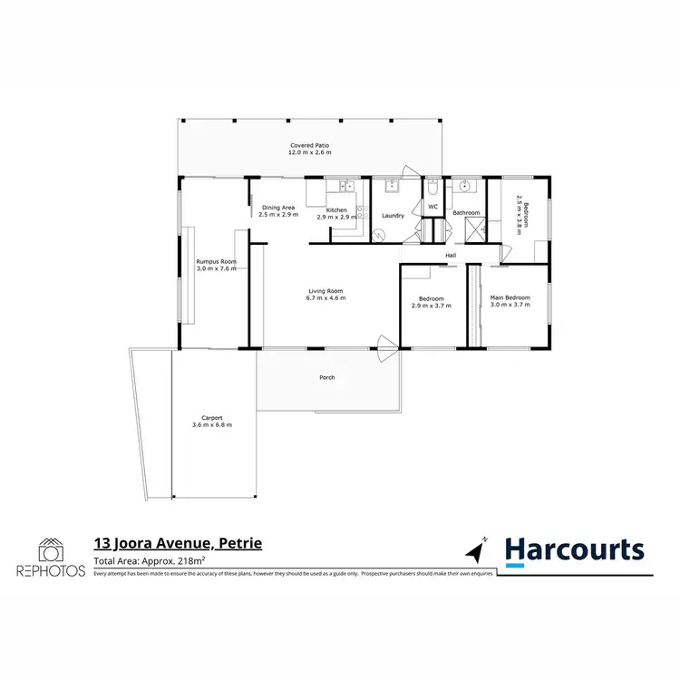 Floorplan of Homely house listing, 13 Joora Avenue, Petrie QLD 4502