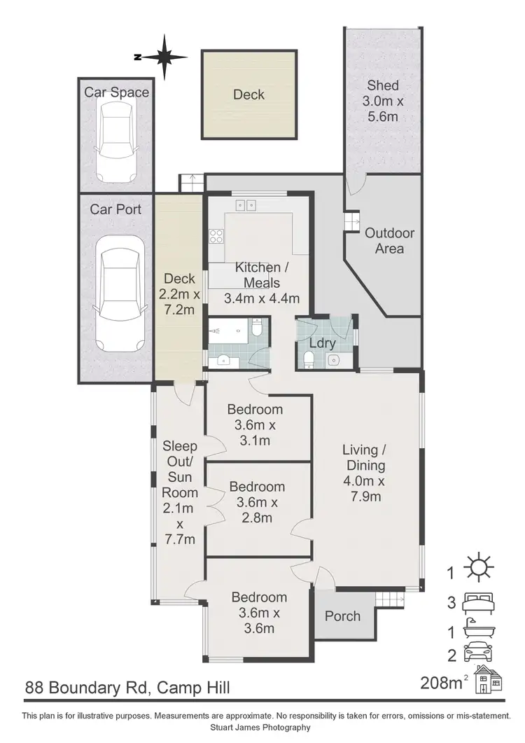 Floorplan of Homely house listing, 88 Boundary Road, Camp Hill QLD 4152